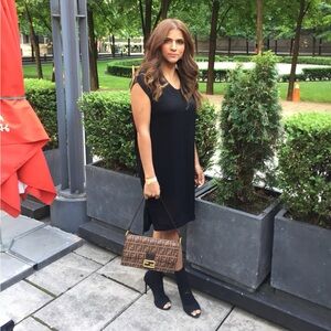 HELMUT LANG Draped Back T-shirt Dress